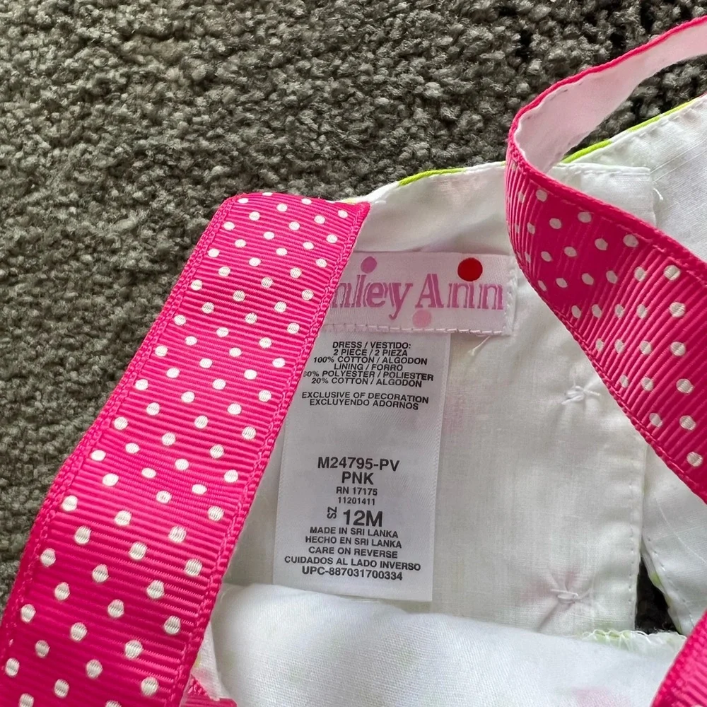 Assorted Girls 3PC 12M Summer Dresses Bundle - Picture 6 of 10